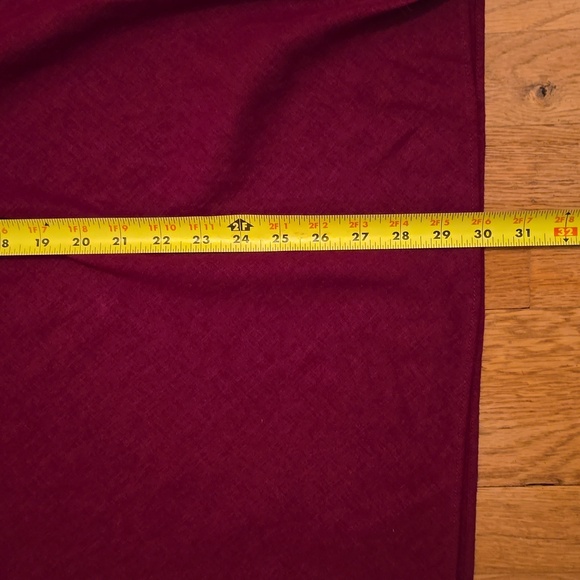 LIZ CLAIBORNE BRAND WOMEN'S PLUS SIZE BURGUNDY SKIRT SIZE XXL - Picture 9 of 12